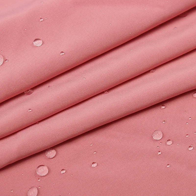 100D+40D 130g polyester fabric for  Skin-friendly comfort 95 Polyester 5 Spandex Jacket school uniform overalls fabric