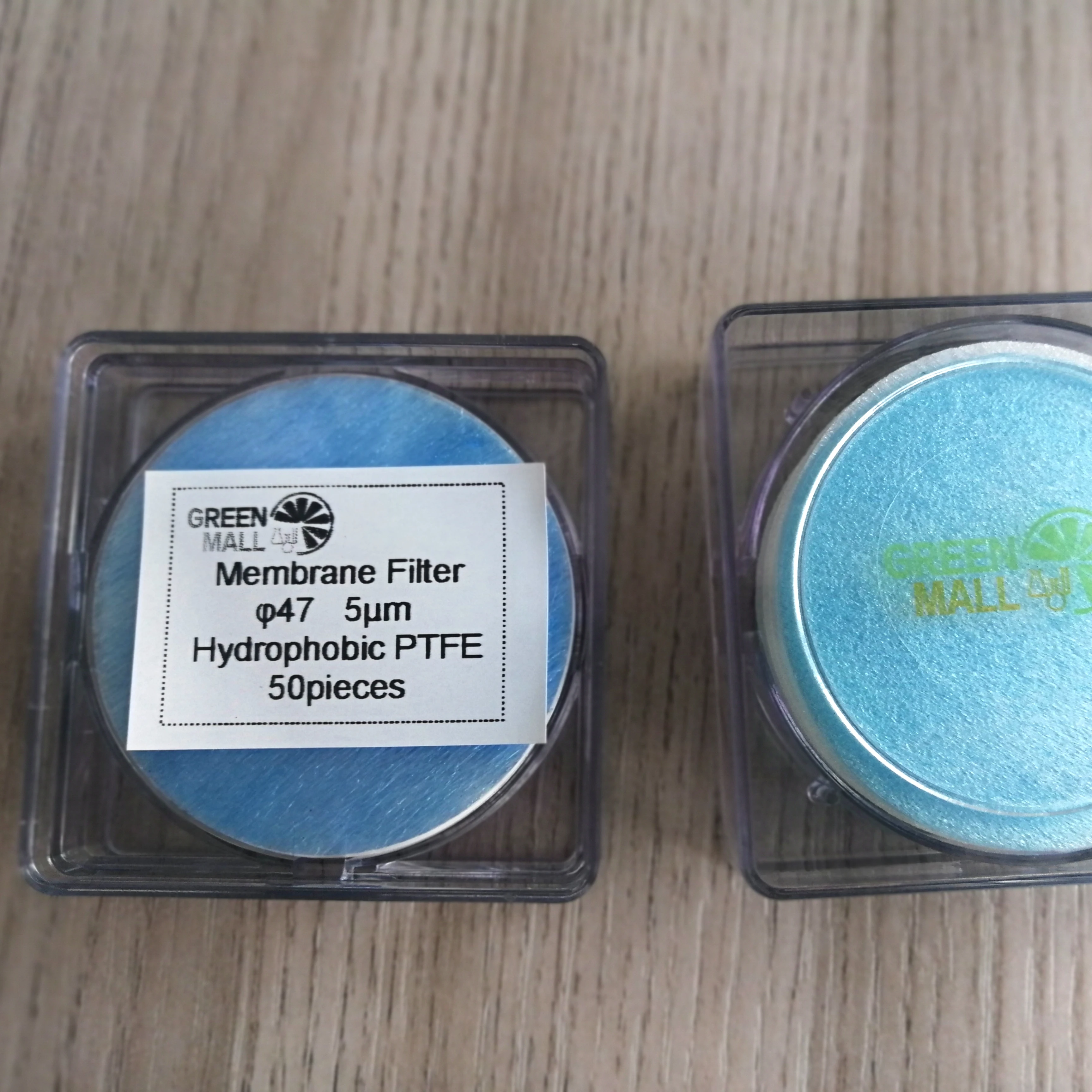 Lab use Filtration Diameter 47mm 0.22um or 0.45micron PTFE Hydrophilic Hydrophobic microporous membrane filter disc