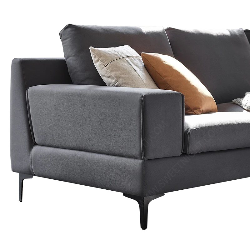 tufted sectional lounge chesterfield modern design contemporary upholstered 7 seater fabric living room sofa