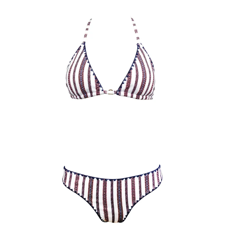 New 2022 Sexy Ladies Deep V Suspender Swimsuit Sexy String Bikini Bikinis & Beachwear