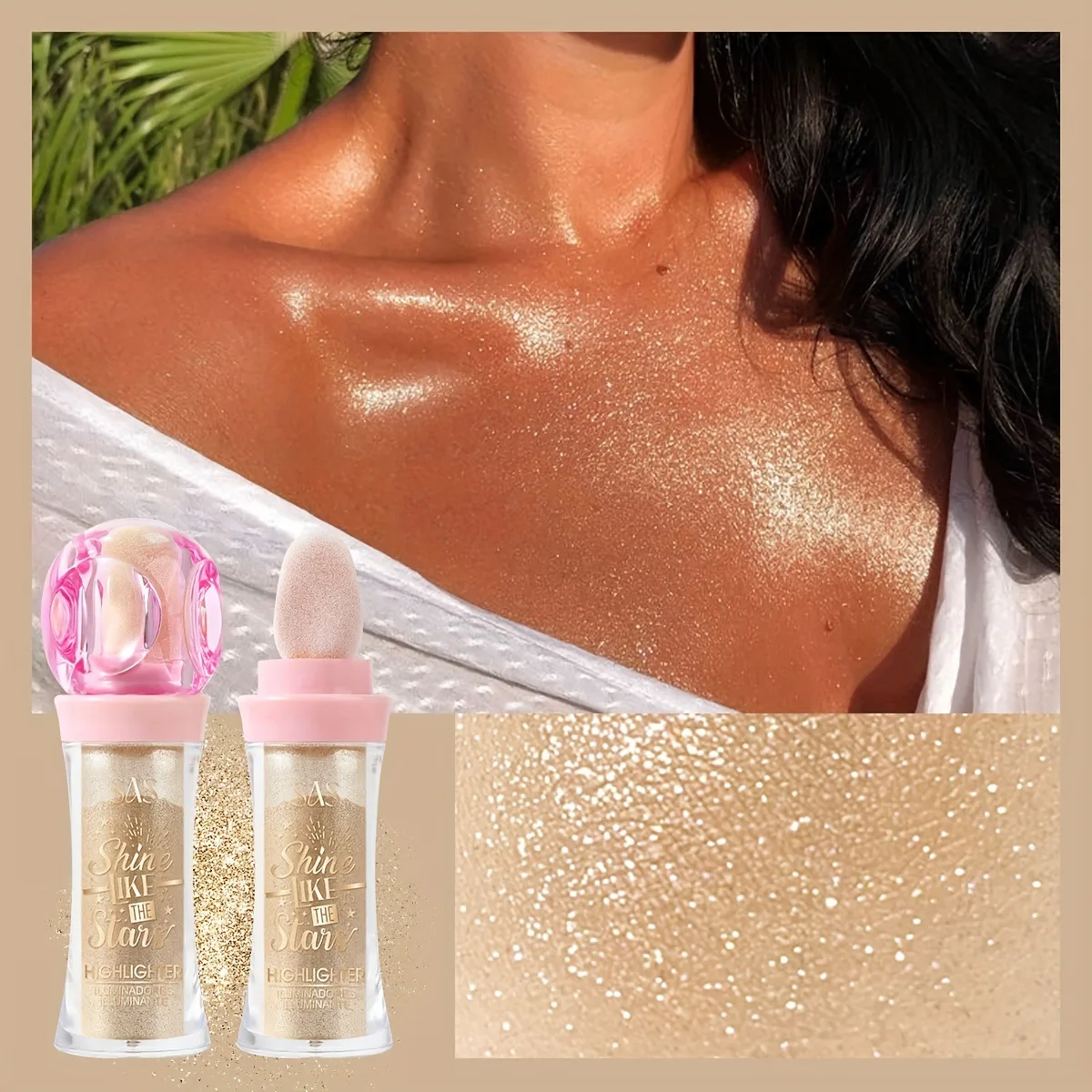 High gloss glitter, natural three-dimensional waterproof glitter