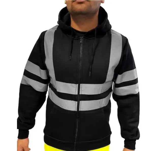  Светоотражающая защитная одежда с карманом Timtex Hi Vis Рабочая Униформа в полоску для работы на открытом
