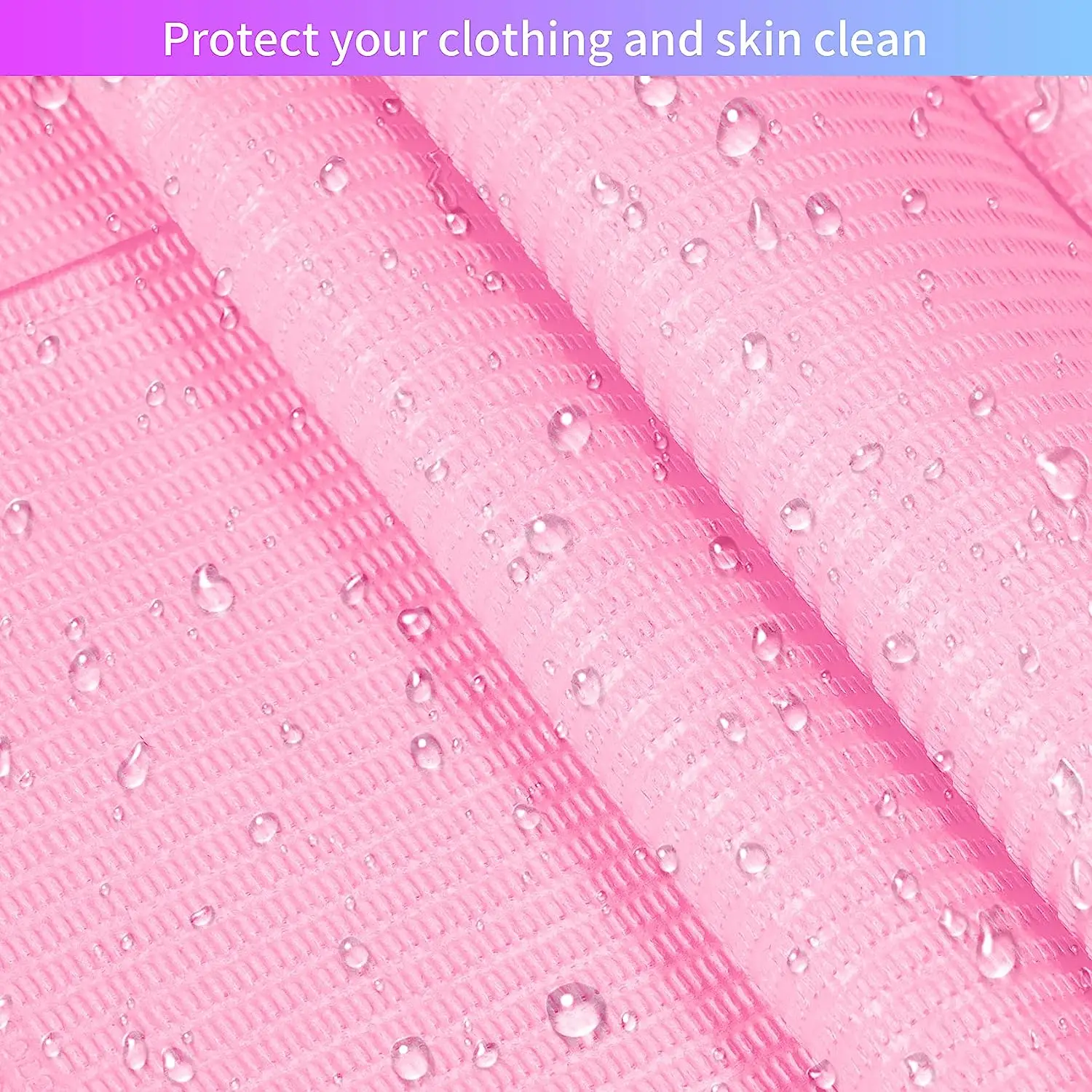 SJ Dental Bib Disposable Pink Towel Waterproof Patient Bibs 3 Ply Tattoo Paper Napkins for Dental Clinic Tattoo Feeding