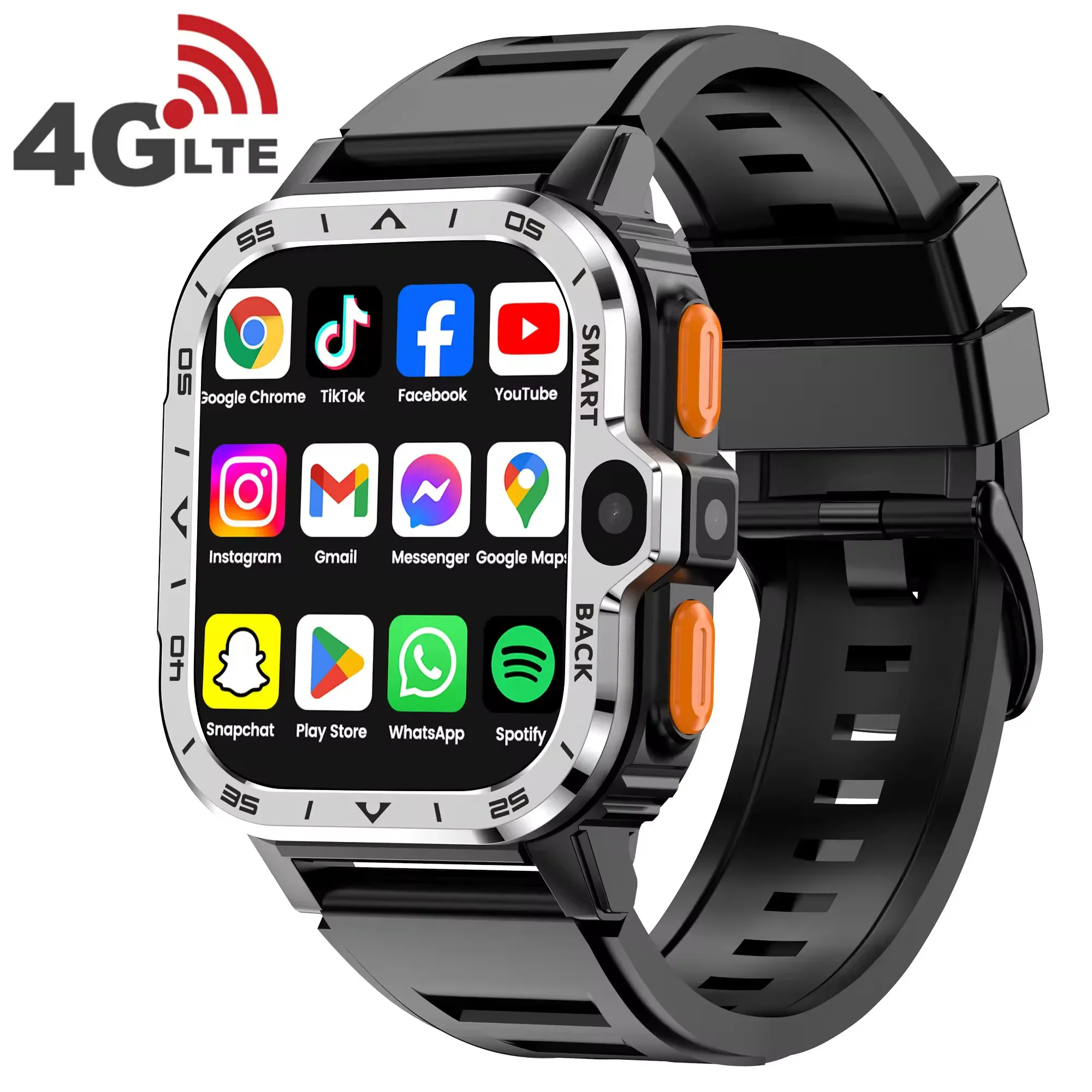 Hot Sale S8 Ultra 4g Android Phone Smartwatch S8 Ultra S9 Sim Card Mobile Gps Wifi Dual Video Camera Men Fashion Hombre Pgd Smar