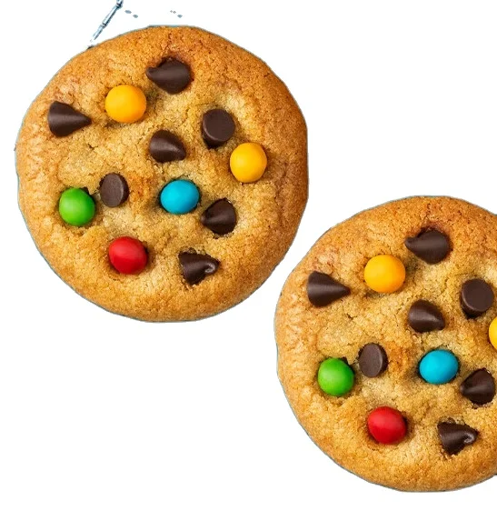 Large chocolate flavored cookies Soft Cookies Crispy Cookies Colorful Bean Chocolate Flavor*340g