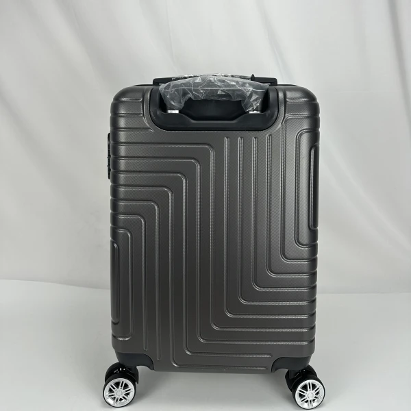Expandable Luggage Sets with Double Spinner Wheels 3 Piece Hard Shell Suitcase Set for Short Trips and Long Travel Black Color