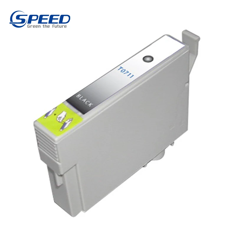 Реконструированный картридж с чернилами SPEED 0711 12 мл BK замена для EPSON