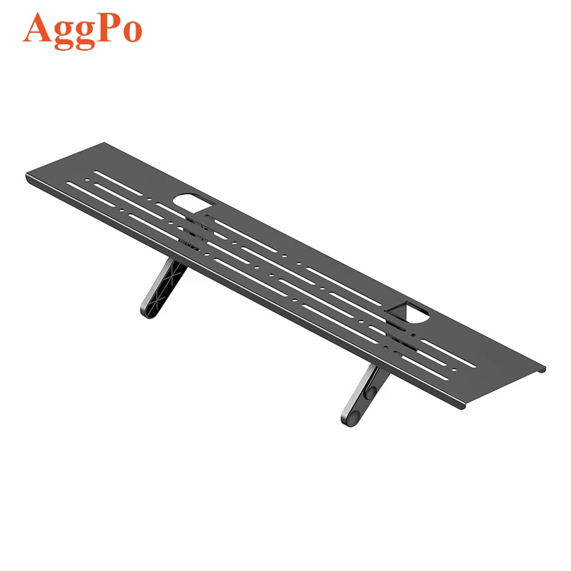 Adjustable Screen Top Shelf Organizer for TV Computer Monitor Flat Screen, Used to Place Soundbar Cable Box Speakers