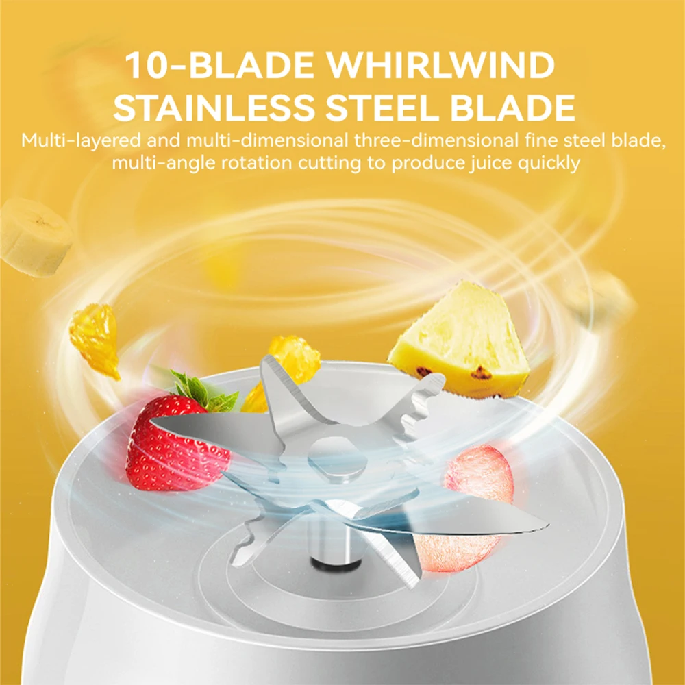 High Speed Usb Rechargeable Mini Fresh Juice Juicer Mixeur Fresh Fruit Mixer Bottle Smoothie Portable Bottle Blenders