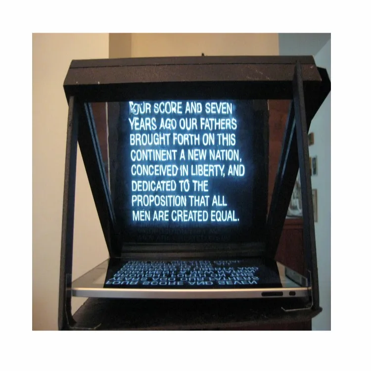 High Light Transmittance 2mm 3mm beamsplitter teleprompter glass for Tablet Smartphone Teleprompter