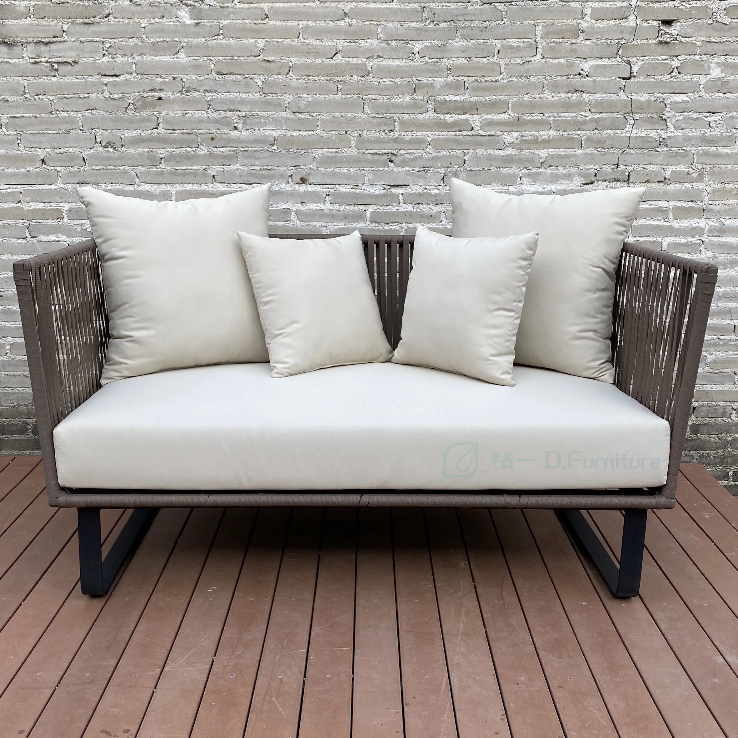 Foshan Wholesale Commercial Hotel Vip Party Event Outdoor Lounge Rope Furniture Sofa Set