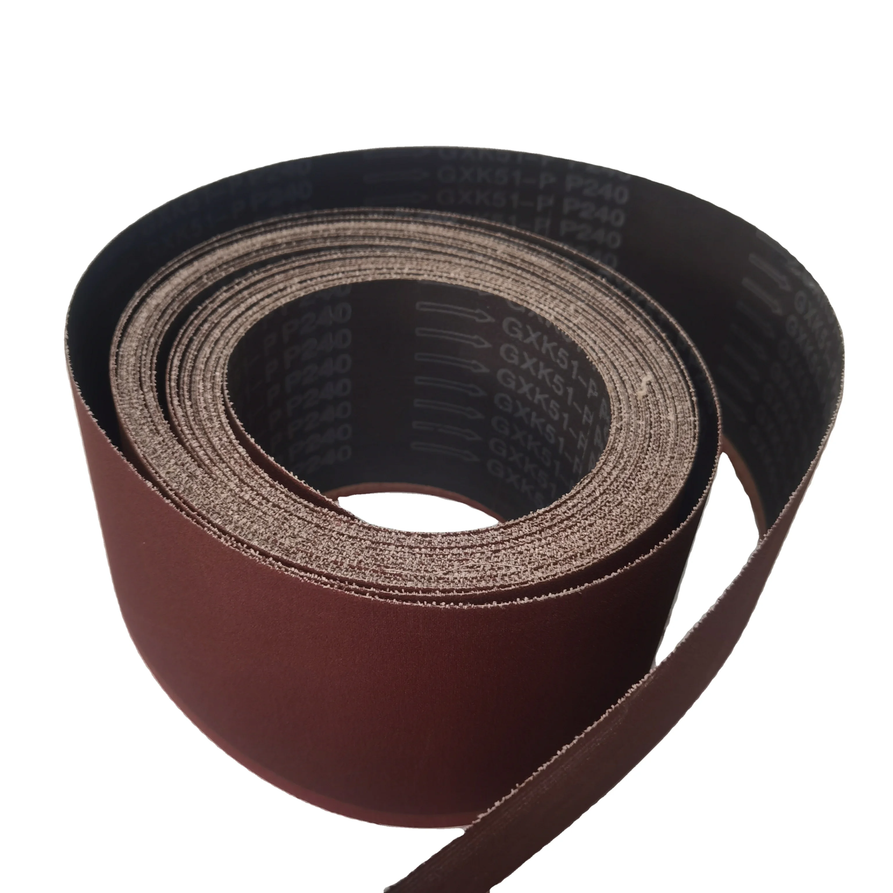 Machine abrasive cloth roll GXK51 red abrasive cloth roll aluminum oxide abrasive cloth roll
