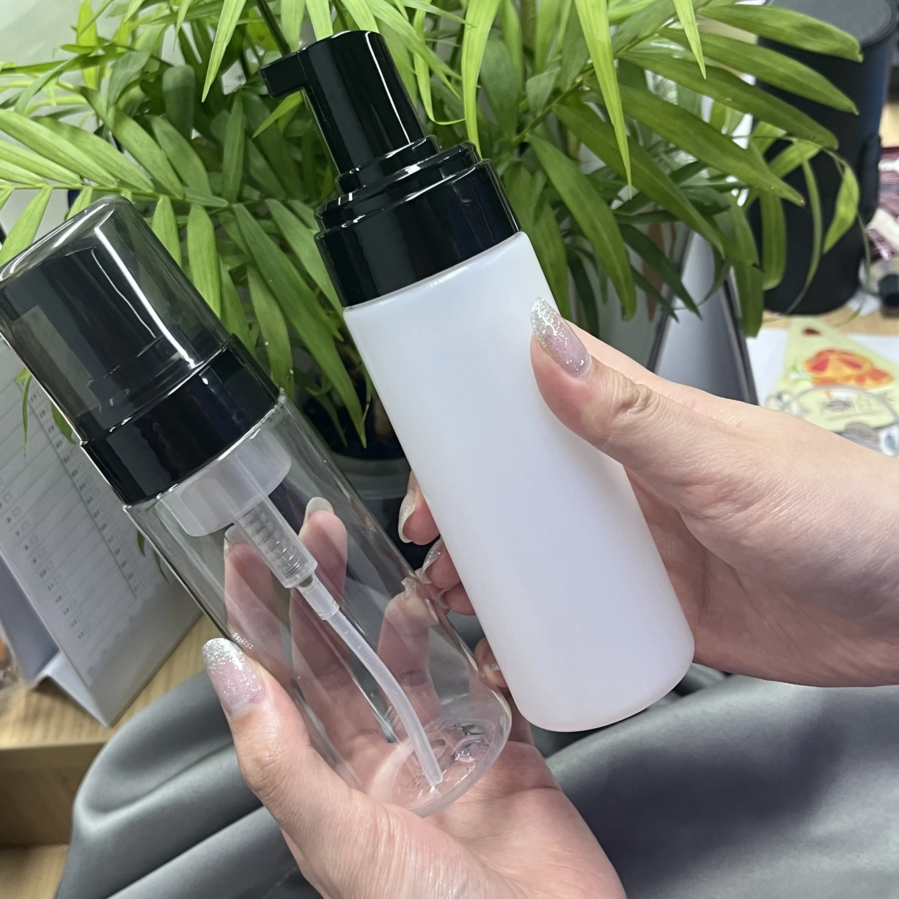 New Developed Custom Hand Wash Liquid Soap Matte Black Foam Pump Bottle,liquid soap foam pump,foaming hand soap pump bottle