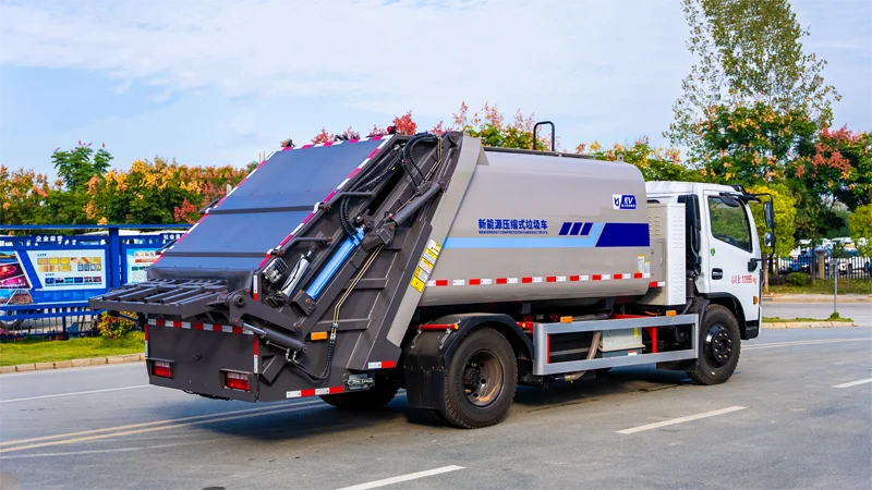Dongfeng Fureka Новая энергия чистый Электрический компримированный мусоровоз Ningde Time литиевая батарея