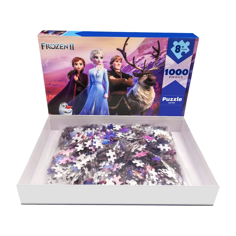 High Quality OEM Wholesale Customize Printable Jigsaw Puzzles Maker 1000 Pieces Reduce Stress Puzzle Game For Adults