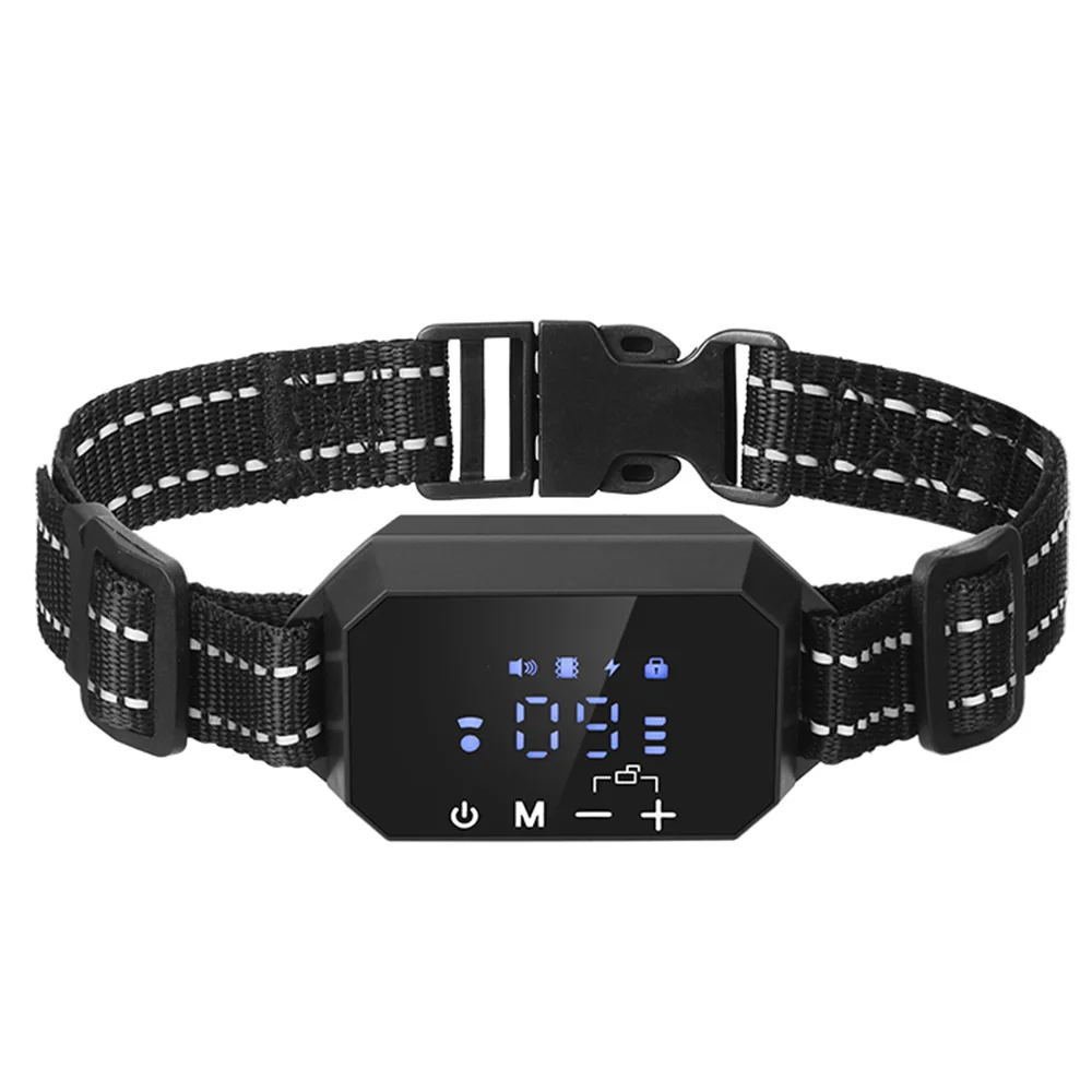 Automatic 1000m GPS Dog Training Collar Waterproof Adjustable Beeper Shock Vibration Bark Control for Dogs
