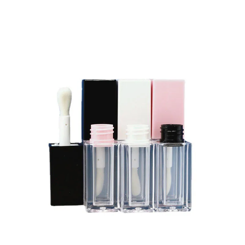 Customized Logo Crystal Lipstick Empty Tube Crystal Lip Gloss Tube Customized Lip Gloss Tube Customized Round Lipstick Bottle
