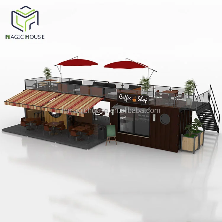 Magic House docker container kiosk buy a container coffee shop