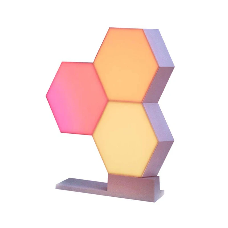 Diy Colorful Quantum Honeycomb Led Hexagonal Lamps Modular Touch Wall Smart Rgb Panel Night Light
