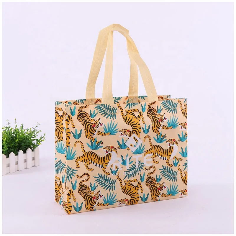Factory Wholesale Custom Printing Cheapest Advertising Nonwoven Tote Bags PP Laminated Non Woven Shopping Bags