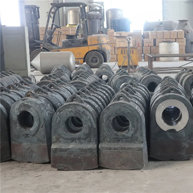 
Ore mining tools Hammer Crusher Spare Parts High manganese Steel coal mill crusher hammer head 