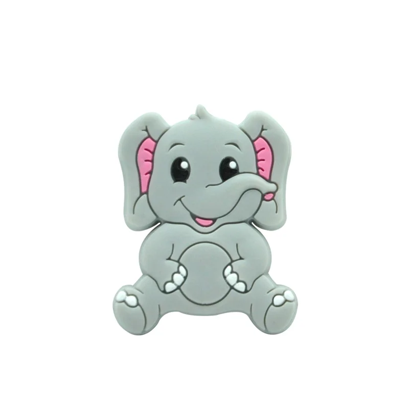 China Manufacturer Baby Teether Animal Silicone Beads