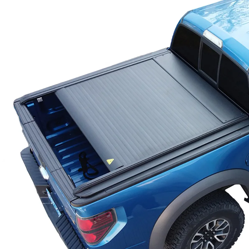 9 Custom Electric Roller lid Retractable tonneau cover For toyota hilux ford ranger Isuzu Dmax Pick up truck tonneau covers