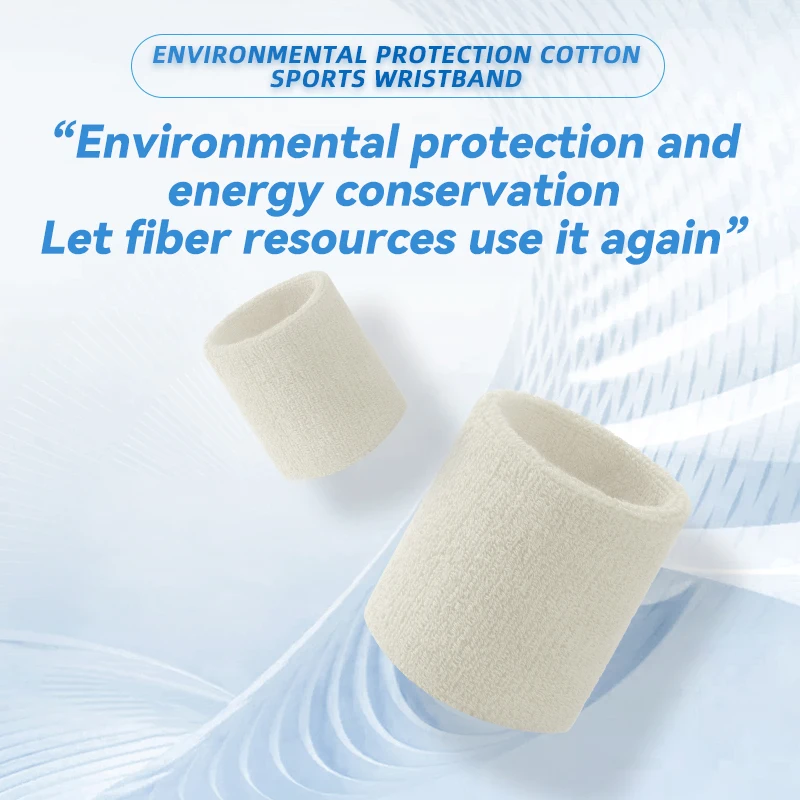 Indian Organic Cotton Yarn with GOTS Certification Achieving Fiber Resource Reutilization Sweatbands Headbands