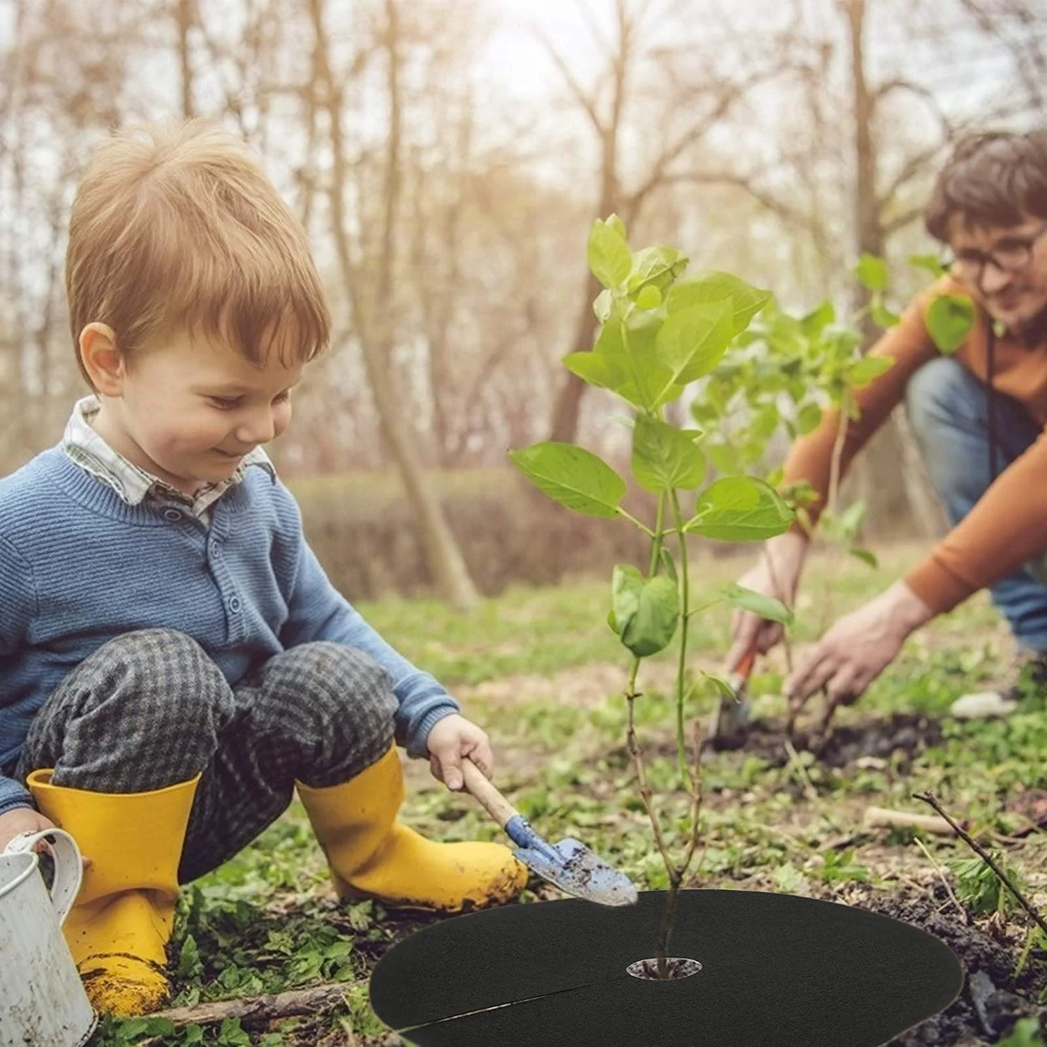 landscape fabric with hole Weed Barrier Mat Non-Woven Degradable Garden Weed Barrier Landscape Fabric