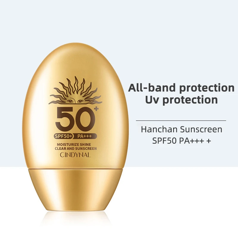 30ml Vegan Waterproof Organic Korean Body Face Natural Sunscreen SPF 50 Cream Private Label Facial Sun Screen Cream