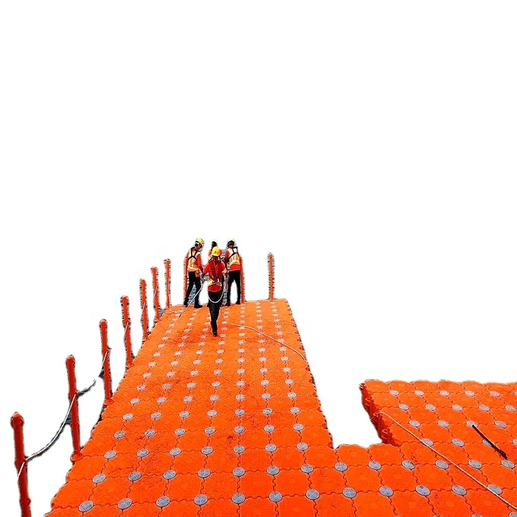 High warranty Floating dock flexible modular mooring for pontoon marinas