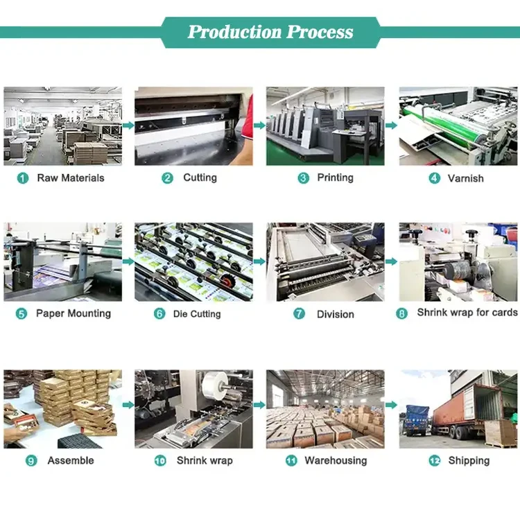 Hot sale custom cards game playing cards in top bottom box for adult