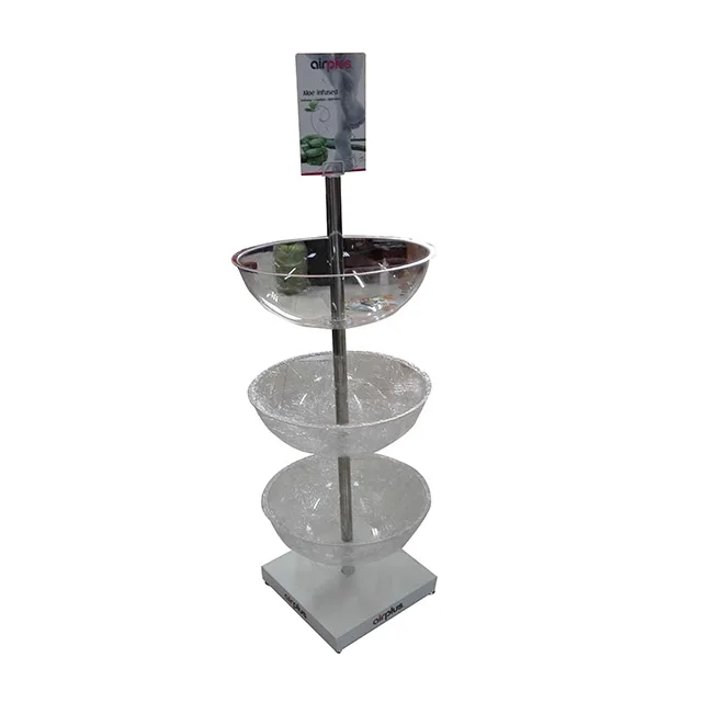 Customized Floor Standing  Metal Candy Display Rack for Candy Store