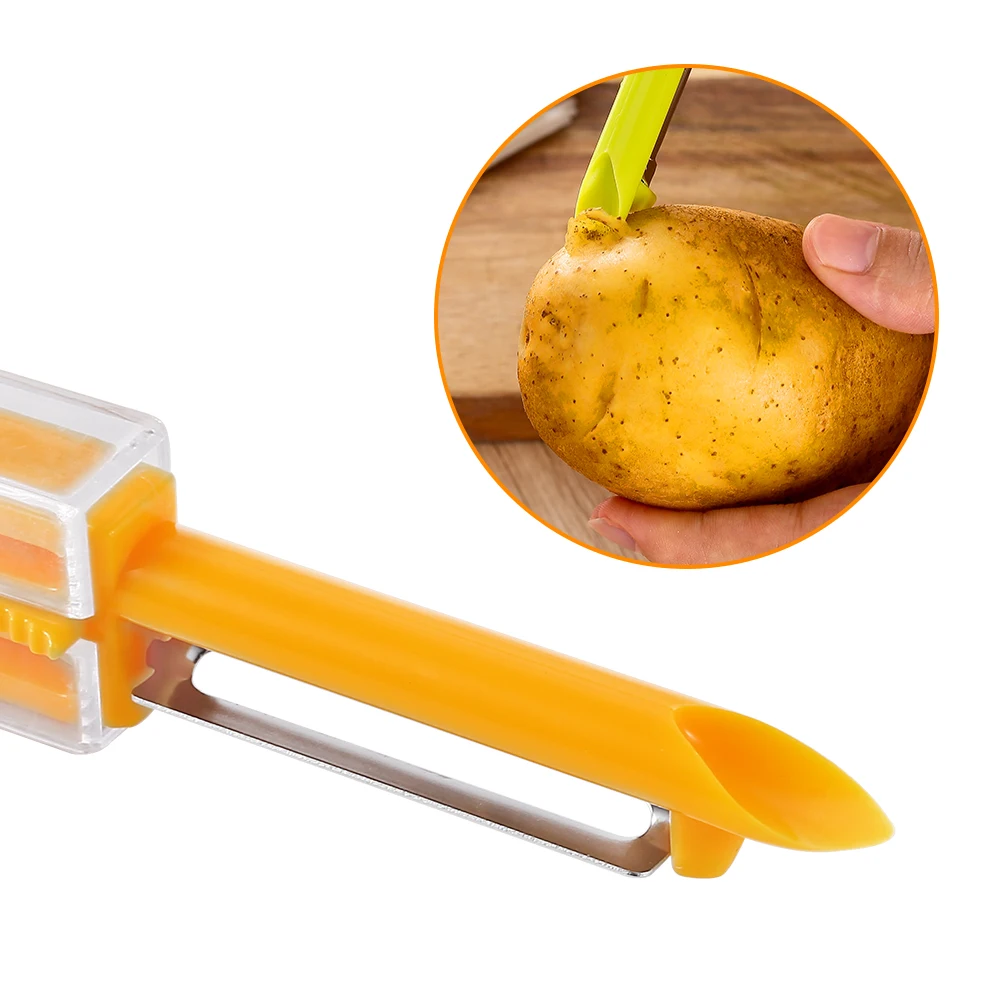 Manjia New Multifunction Stainless Steel Vegetable Onion Chive Scallion Cutter with Plastic Handle Manual Onion Garlic Cutter