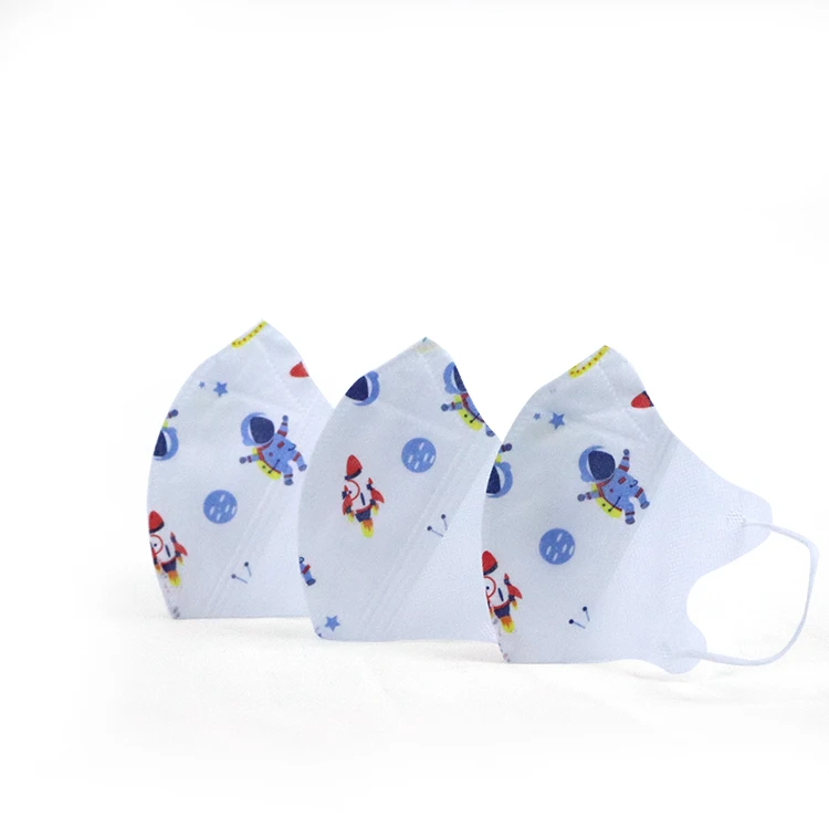 OEM Disposable 3 D Cute Cartoon DuckBill Masker Customize Protective 3 Ply Colorful Kids Non Medical 3D Duck Bill Face Mask