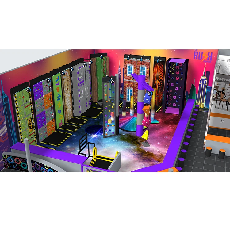 Factory Price Game Center High Quality Durable Children Indoor Rock Climbing Wall