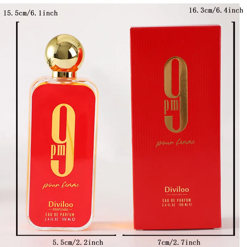New Arrival 9 Series Brand Long lasting Light Aroma Strong Aroma 100ML  Perfume  Spray For Men Dating Life