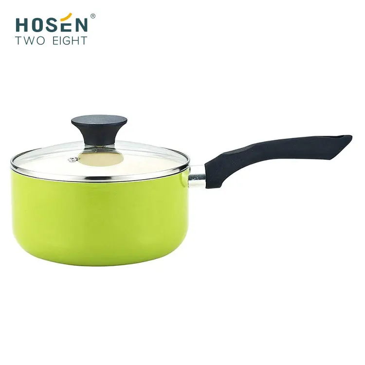 10Pcs Olive Green Non Stick Frying Pans Saucepan Sets With Cooking Spatula And Spoon Aluminum Cookware Cooking Pots Set