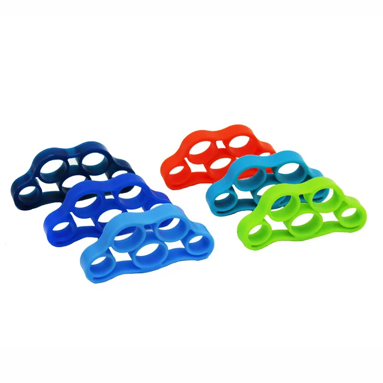 Hot selling Gripper Strength Trainer Resistance Band Stretcher Silicone Finger Hand Grip