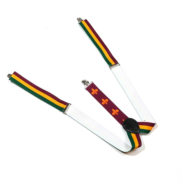 
stock Chinese suspender factory hot Sale Fashion High-End Fashion Suspenders For Men, 3 Clips Suspender Y Shaped Braces Gallus 