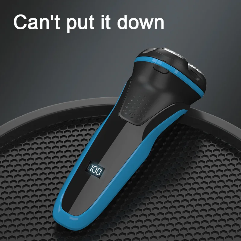 MRY Intelligent Men Shaver Rechargeable Floating Three-head Electric Razor Whole Body Washable Hair shaver