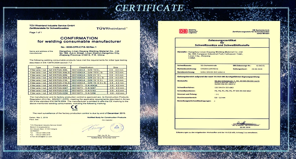 CERTIFICATE 1