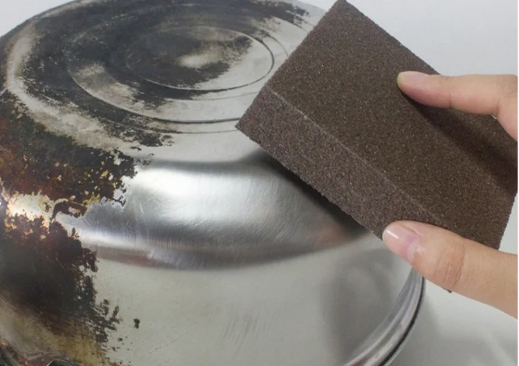 Removing Rust Cleaning Cotton Clean Rub Pot Kitchen Tools Nano Sponge_2