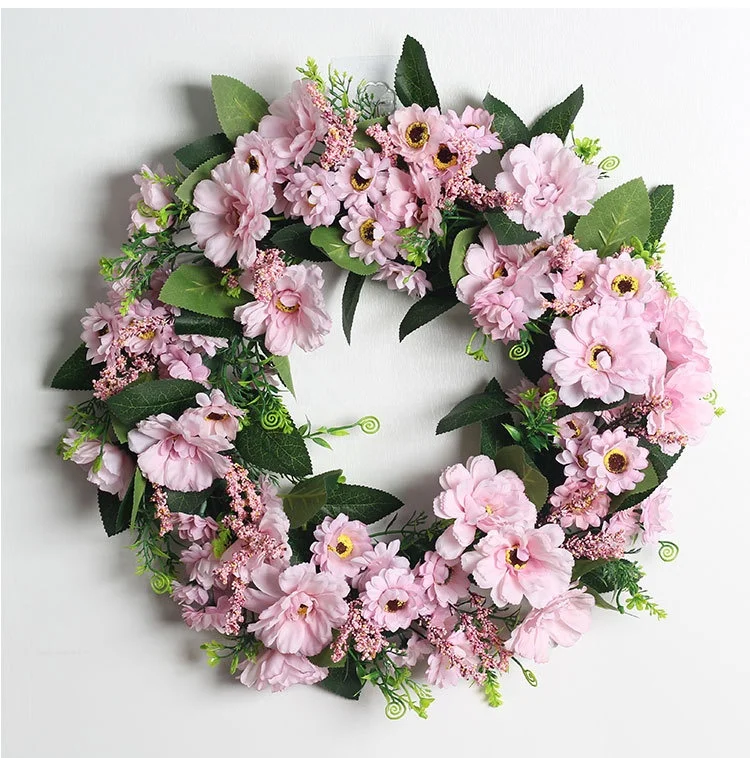 2022 new design wreath simulation eucalyptus plant home decoration  flower pendant photography props wreath wholesale