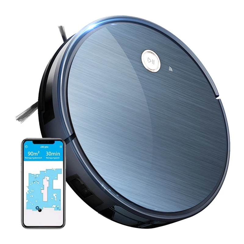 2021 Vacuum Cleaner Robot High Quality Sweeper Home Cleaning Wifi Control Low Noise Automatic Charging Mop Vacuum Cleaner