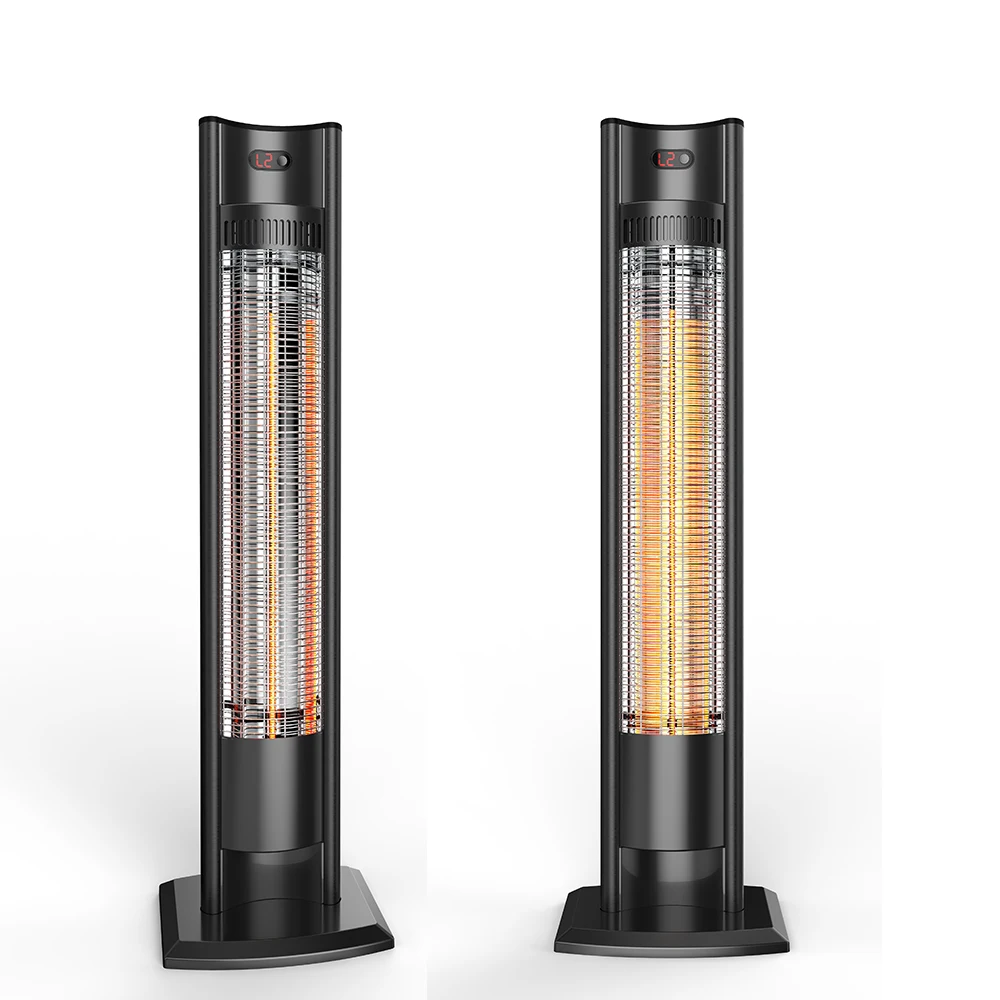 Waterproof IP65 Electric Portable Heater Outdoor Garden Balcony Patio Heater Free Standing
