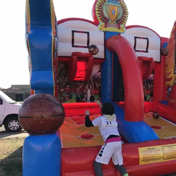 Shooting Stars Basket Ball Court Sport St Scoring Shootout Ips Kids Mini Pvc Hoop Basketball Inflatable Game