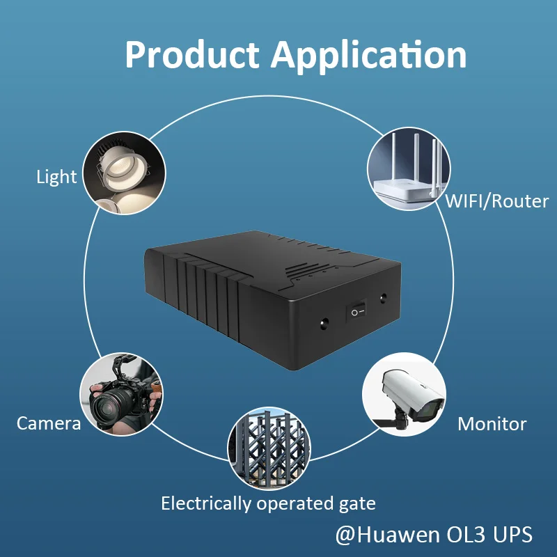 High Energy OL3 12V DC Mini UPS 3500mAh Mini UPS For WIFI/Router/Moden/CCTV