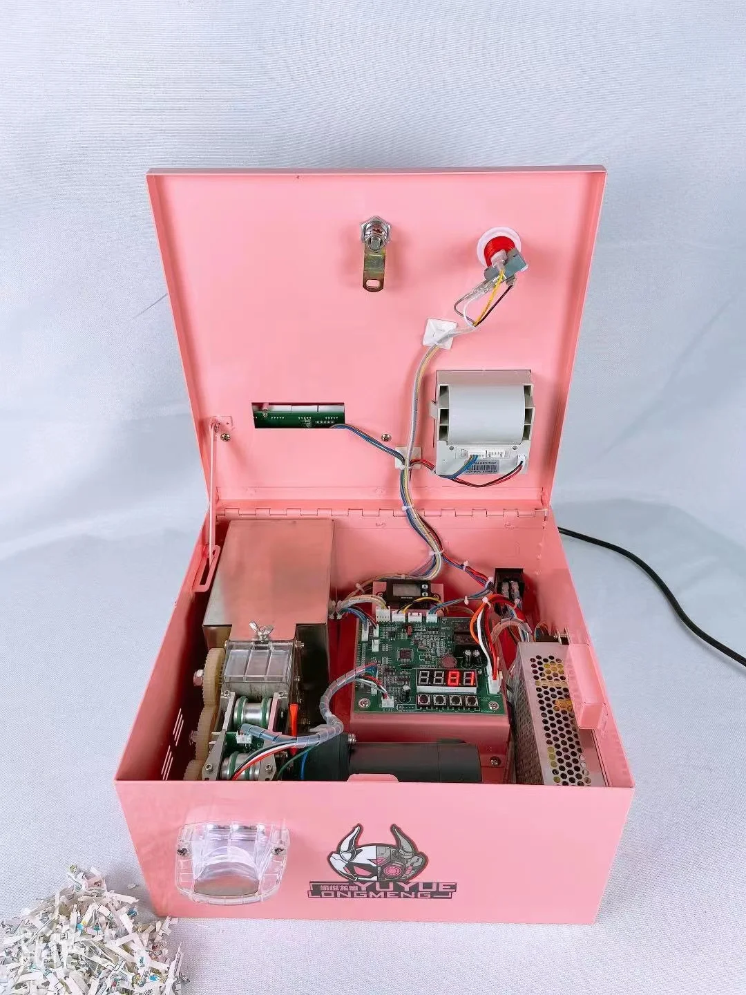 Riteng New Ticket Counter Machine Ticket Eater Lottery Ticket Counting Machine Desk Mini Shredder Machine