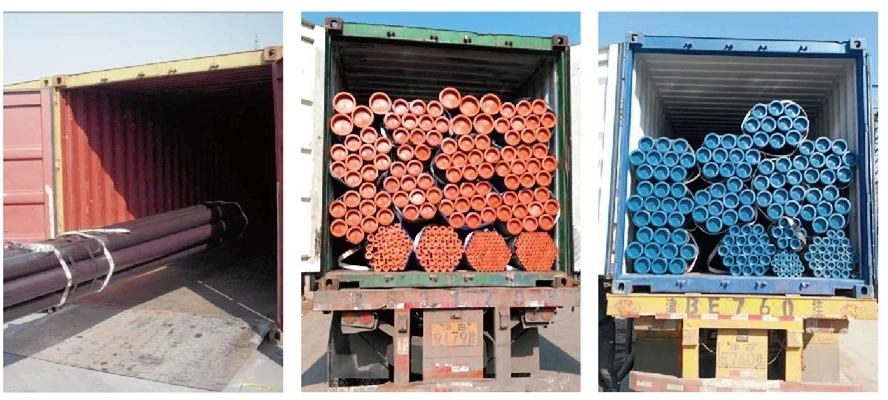 Бесшовная стальная труба Astm A106 A53 Api 5L SCH40 SCH80 5l Gr.x52